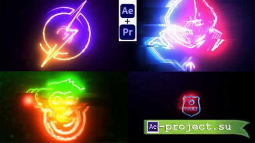 Videohive - Laser Energic Logo Reveal (Ae+Pre) - 50408132 - Project for After Effects
