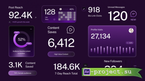 Videohive - Social Media Number Text - 59388003 - Project for After Effects