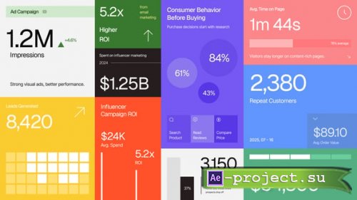 Videohive - Marketing Data Number Text - 59387957 - Project for After Effects