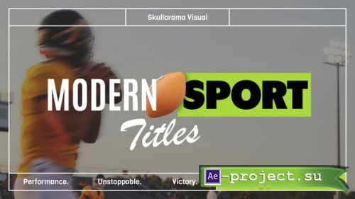 Videohive - Modern Sport Titles V2 - 59400018 - Project for After Effects