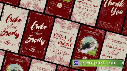Videohive - Wedding Invitation Story - 59387356 - Project for After Effects