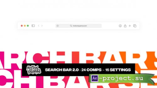 Videohive - Search Bar 2.0 - 59400719 - Project for After Effects