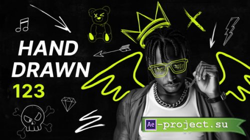 Videohive - Hand Drawn Doodle Animation Pack - 59400755 - Project for After Effects