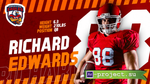 Videohive - Sport Player Introducing - 59406084 - Project for After Effects