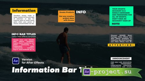 Videohive - Information Bar Titles - 59406850 - Project for After Effects