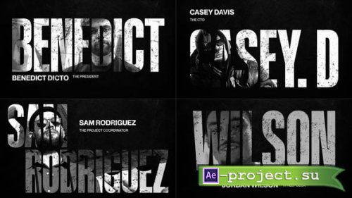 Videohive - Grunge Intro - 58941355 - Project for After Effects