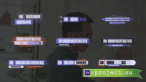 Videohive - Name Tag Lower Third Pack - 59399616 - Project for After Effects