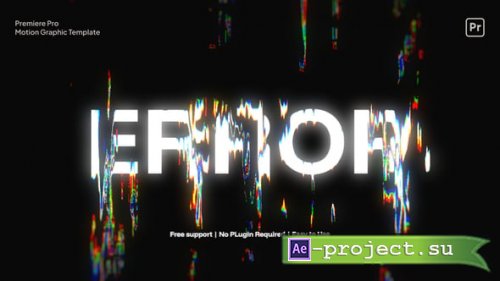 Videohive - Glitch Text Effect - 59386438 - Premiere Pro Templates