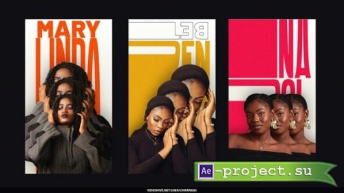 Videohive - Glitch Poster Stories - 59343892 - Project for After Effects