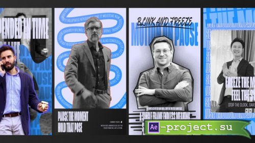 Videohive - Energetic Freeze Cuts - Vertical Toolkit - 59427951 - Project for After Effects