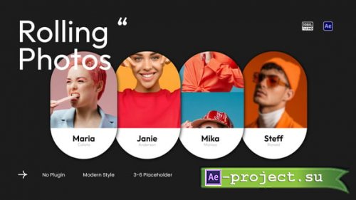 Videohive - Rolling Photo Slideshow - 59444559 - Project for After Effects
