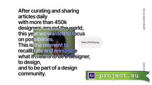 Videohive - Clean Typographic - 59418770 - Project for After Effects