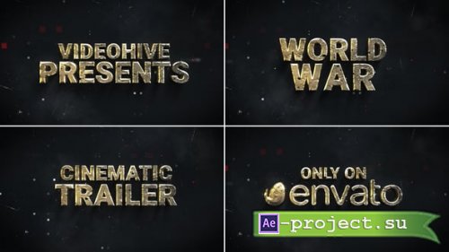 Videohive - Cinematic Trailer // WAR Trailer // Movie Trailer - 50009473 - Project for After Effects