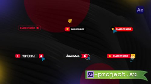 Videohive - YouTube Subscribe Button - 59421392 - Project for After Effects