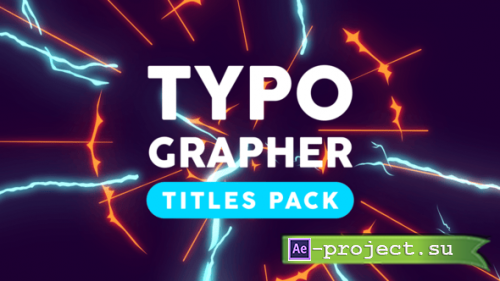 Videohive - Typographer-Titles Pack - 22718286 - Project for After Effects