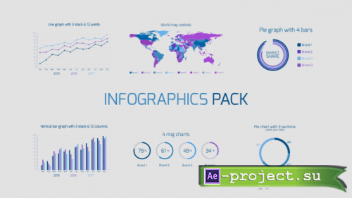 Videohive - Infographics Pack - 17931312 - Project for After Effects