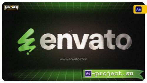 Videohive - Retro Grid Logo Reveal - 59414337 - Project for After Effects