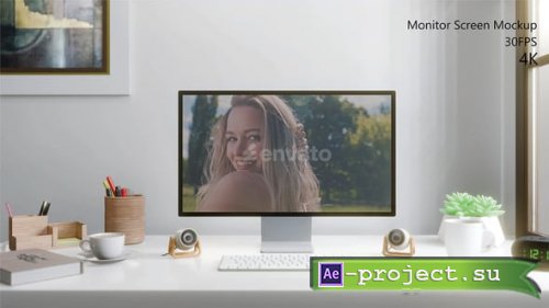 Videohive - Monitor Screen Mockup - 58917941 - Project for After Effects