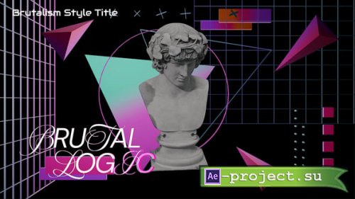 Videohive - Brutalism Style Title - 59417369 - Project for After Effects