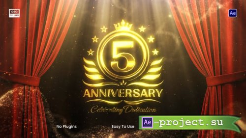 Videohive - Anniversary Logo Intro - 59445678 - Project for After Effects