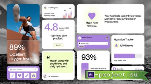 Videohive - Medical UI Widget - 59463206 - Project for After Effects