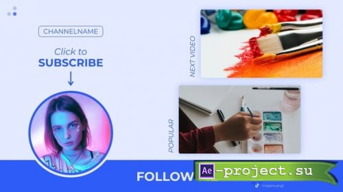 Videohive - Modern End Screens - 59496973 - Project for After Effects