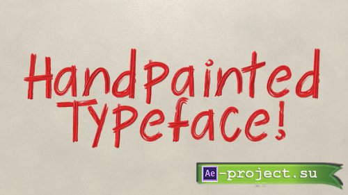 Videohive - Rindle - Handpainted Typeface - 59467145 - Project for After Effects
