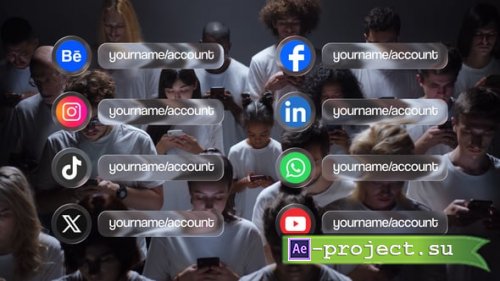 Videohive - Social Media Liquid Glass Toolkit - 59499815 - Project for After Effects