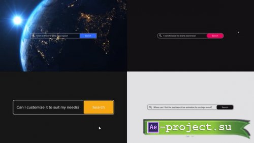 Videohive - Search Bar Logo Reveal - 59483087 - Project for After Effects