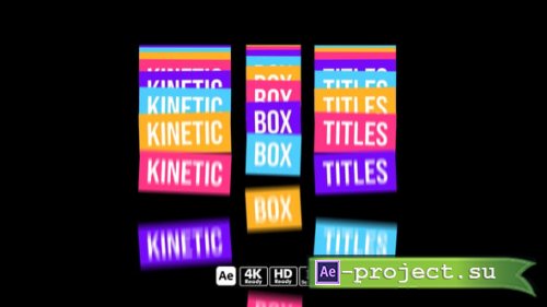 Videohive - Kinetic Box Titles - 59514835 - Project for After Effects