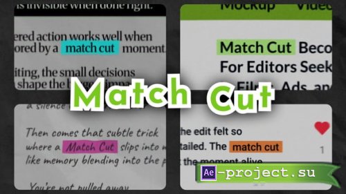 Videohive - Match Cut Intro - 59443877 - Project for After Effects