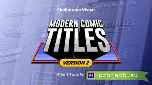 Videohive - Modern Comic Titles V2 - 59502400 - Project for After Effects