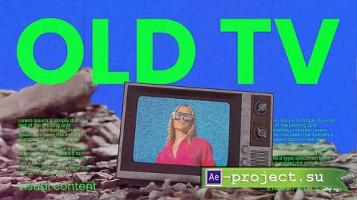 Videohive - Old TV Visual Ruins - 59504211 - Project for After Effects