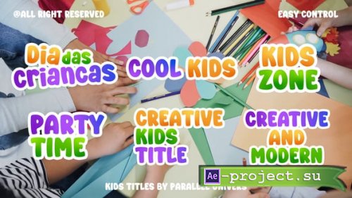 Videohive - Kids Titles | MOGRT - 59513023 - Premiere Pro Templates
