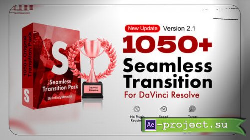 Videohive - 1050+ Transition Pack - DaVinci Resolve - 55055973