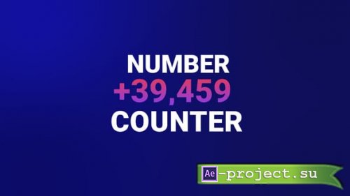 Videohive - Number Counter - 59498947 - Project for After Effects 