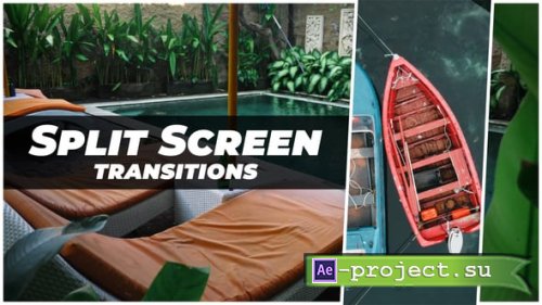 Videohive - Split Screen Transitions - 59506985 - Project for After Effects