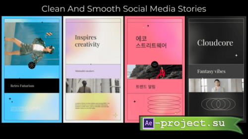 Videohive - Clean And Smooth Social Media Stories for After Effects - 59417026 - Project for After Effects