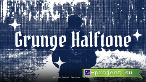 Videohive - Grunge Halftone Overlay - 59514606 - Project for After Effects
