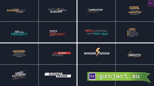 Videohive - Stylish Title Pack 1 Premiere Pro - 59497691 - Premiere Pro Templates