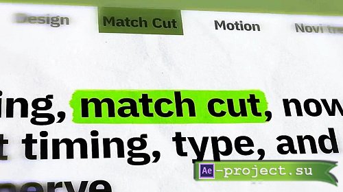 MA Match Cut Universal 3732212 - Project for After Effects