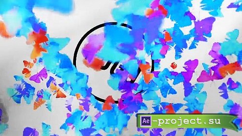 MA Butterfly Awakening Logo Reveal 3815278 - Project for After Effects