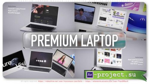 Videohive - Premium Laptop Mockup Collection - Website Presentation - 59552213 - Project for After Effects
