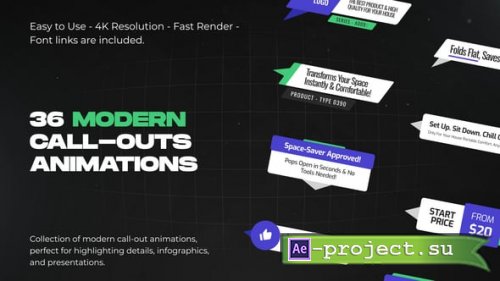 Videohive - Modern Call-Outs - 59558625 - Project for After Effects