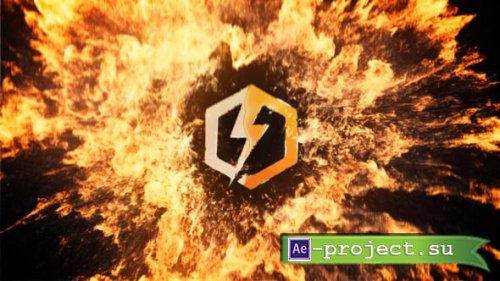 Videohive - Fire Explosion Logo 5 - 59408280 - Project for After Effects