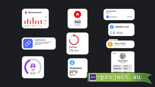 Videohive - Medical Widget - 59558624 - Project for After Effects