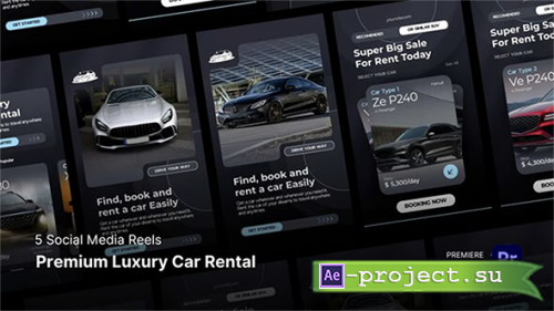 Videohive - Social Media Reels -Premium Luxury Car Rent After Effects Template - 57860184 - Project for After Effects