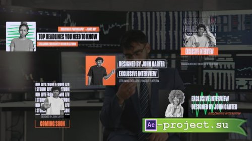 Videohive - Media Frame Lower Thirds - 59529763 - Project for After Effects