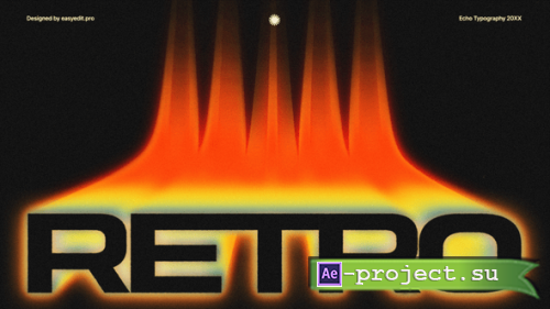 Videohive - Retro Wave Typography - 59567726 - Project for After Effects