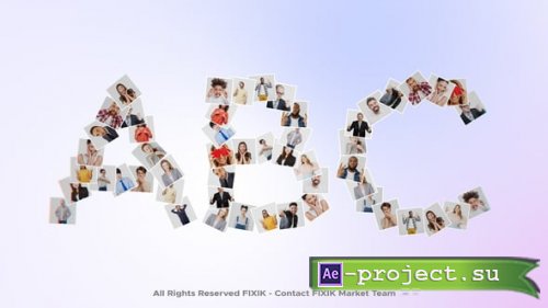 Videohive - Collage Typeface | After Effects - 59566811 - Project for After Effects
